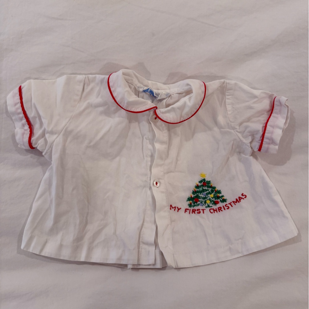 White Christmas Tree Kids Shirt